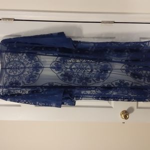 Long lace kimono